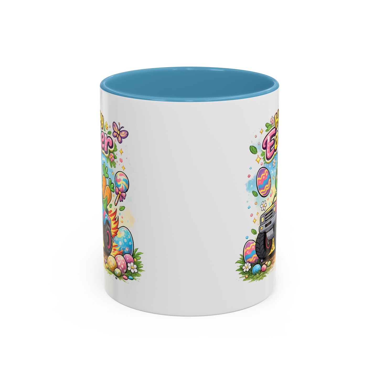 Easter Mug - Dinosaur Monster Truck