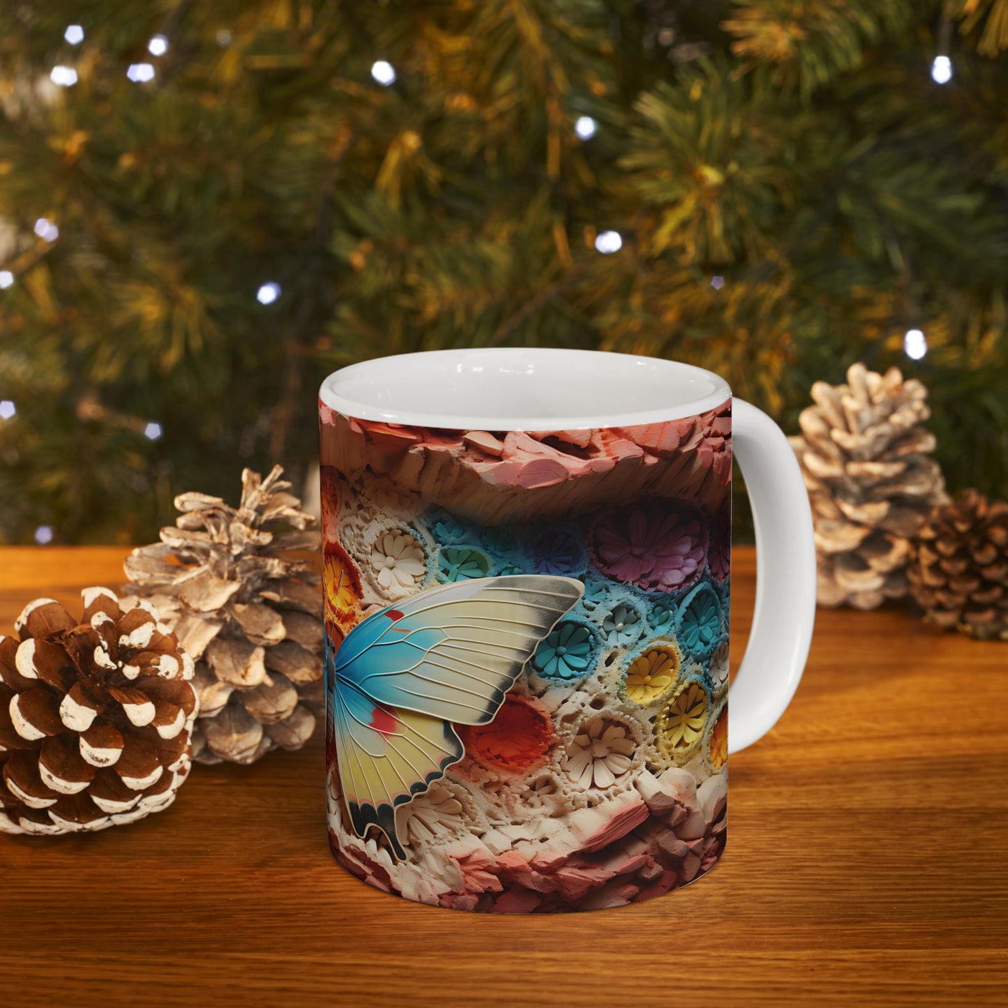 Artistic Mug - Colorful Butterfly 1