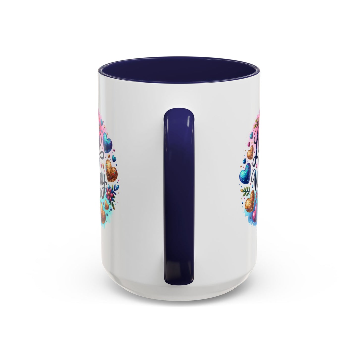 Wellness Mug - Love More Worry Less Circle