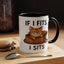 Animal Mug - If I Fits I Sits