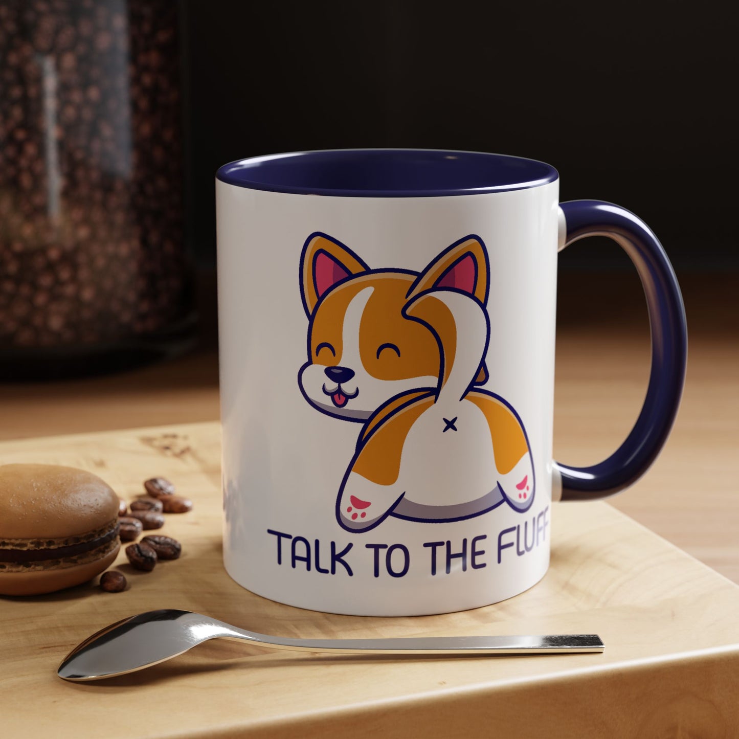 Humor Mug - Talk To The Fluff