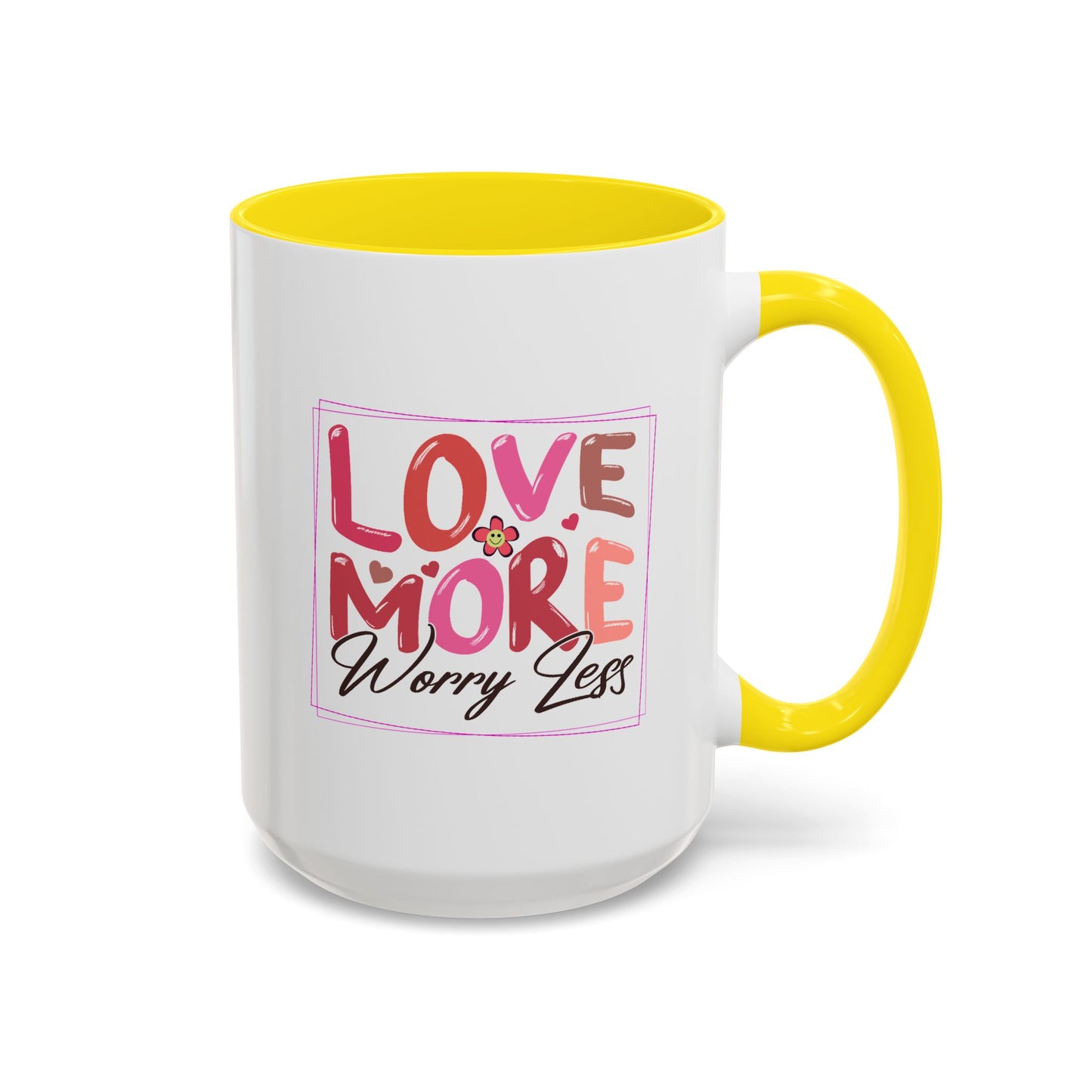 Wellness Mug - Love More Worry Less Frame