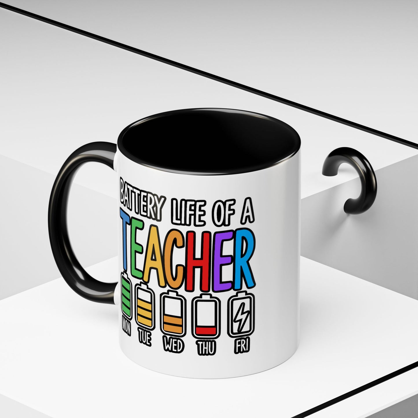Office Mug - Battery Life of a Teacher