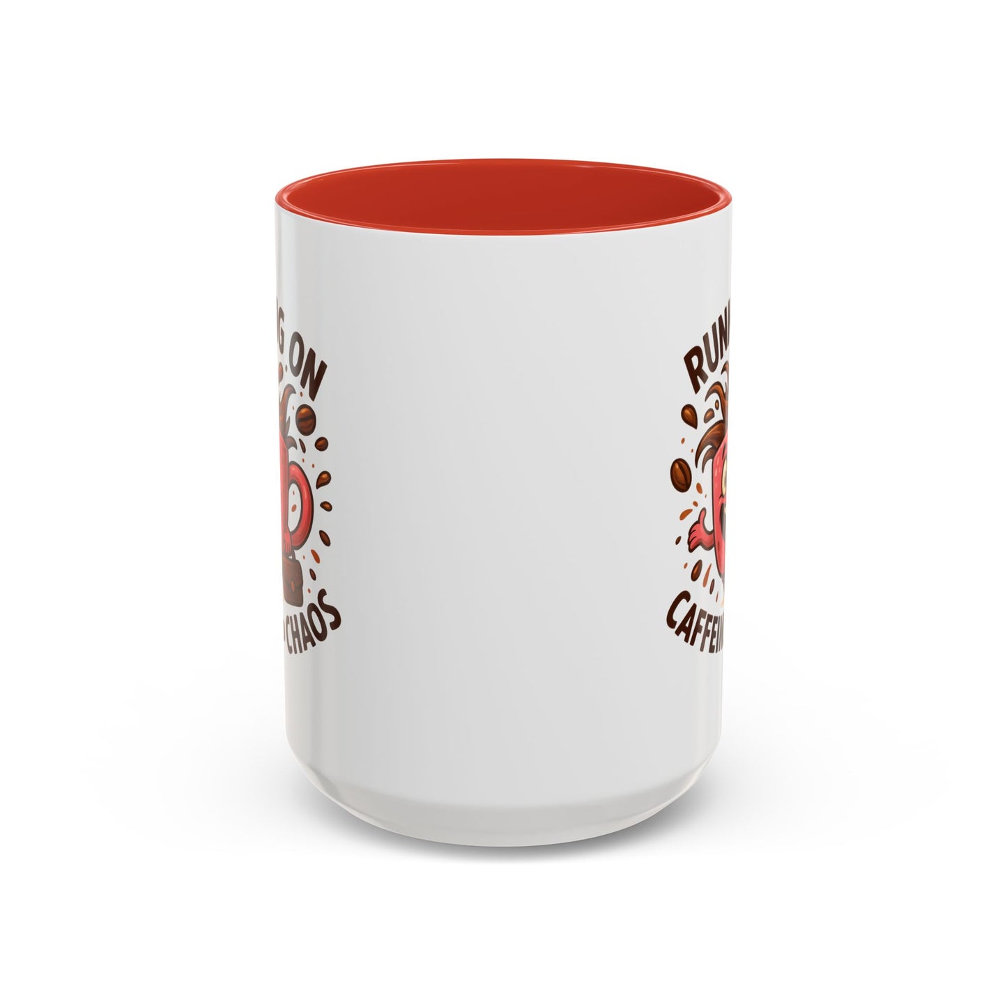 Humor Mug - Running On Caffeine and Chaos
