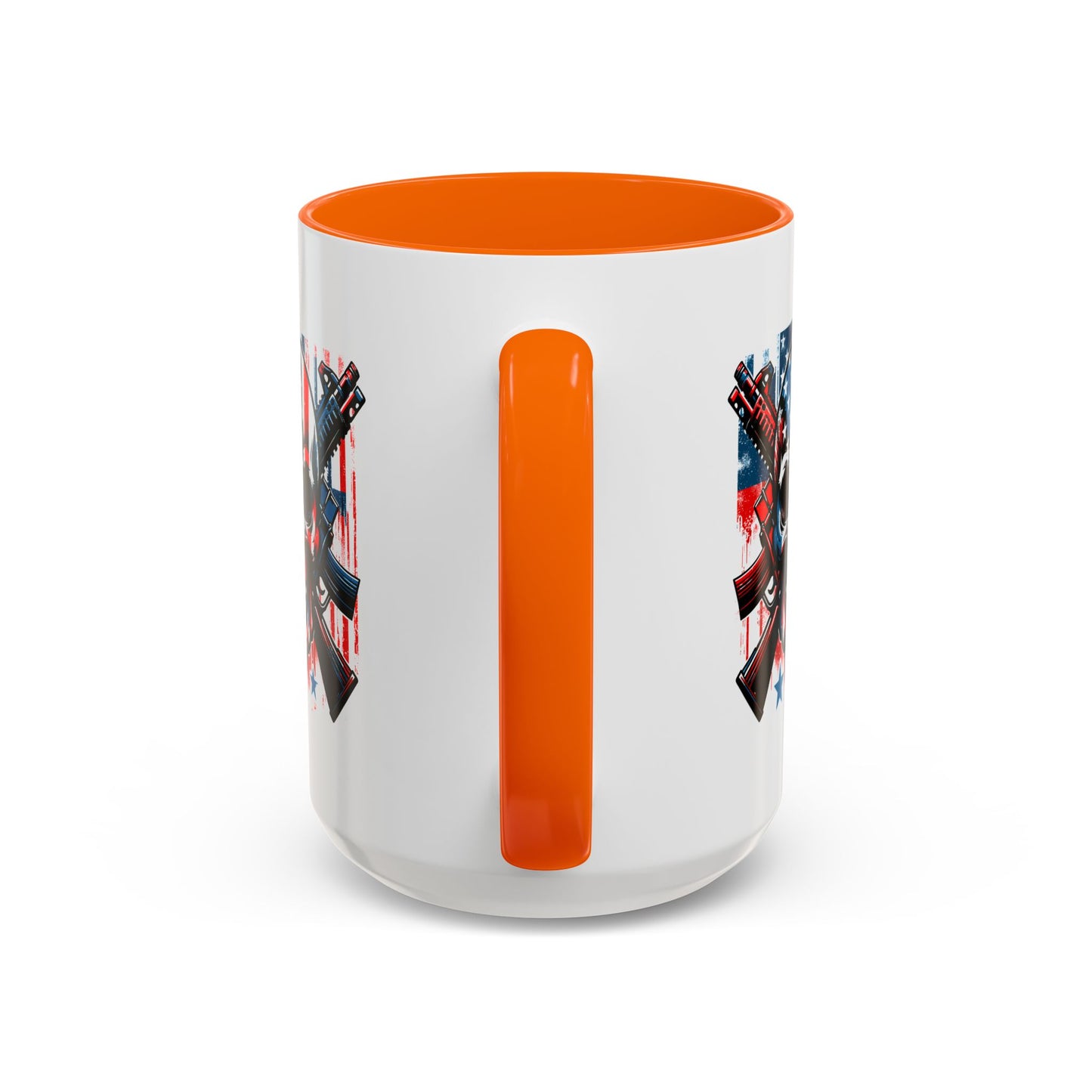 4th of July Mug - Skull With American Flag