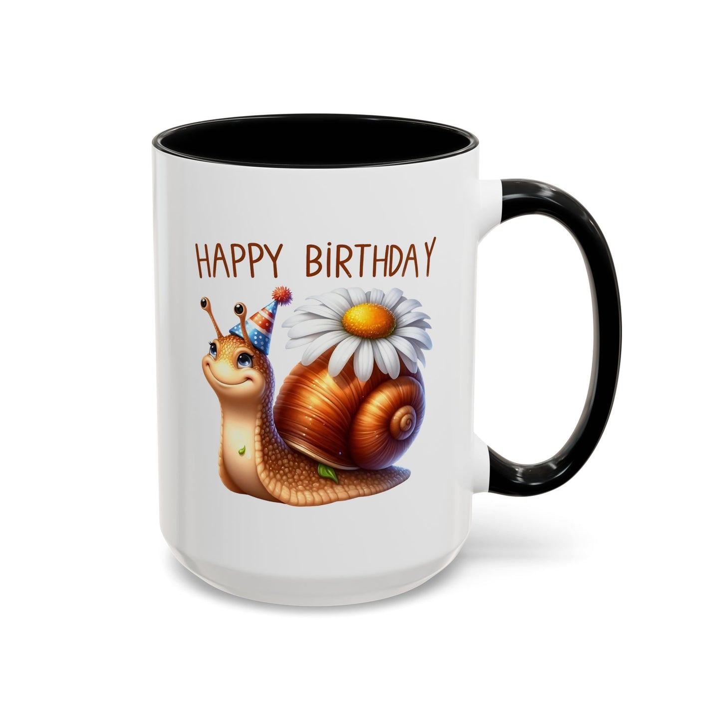 Birthday Mug - Snail Flower