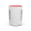 Christmas Mug - Merry Christmas Red Text Puppy Red Top