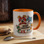 Christmas Mug - Merry Christmas Black Text Mouse Dog Cat Bird