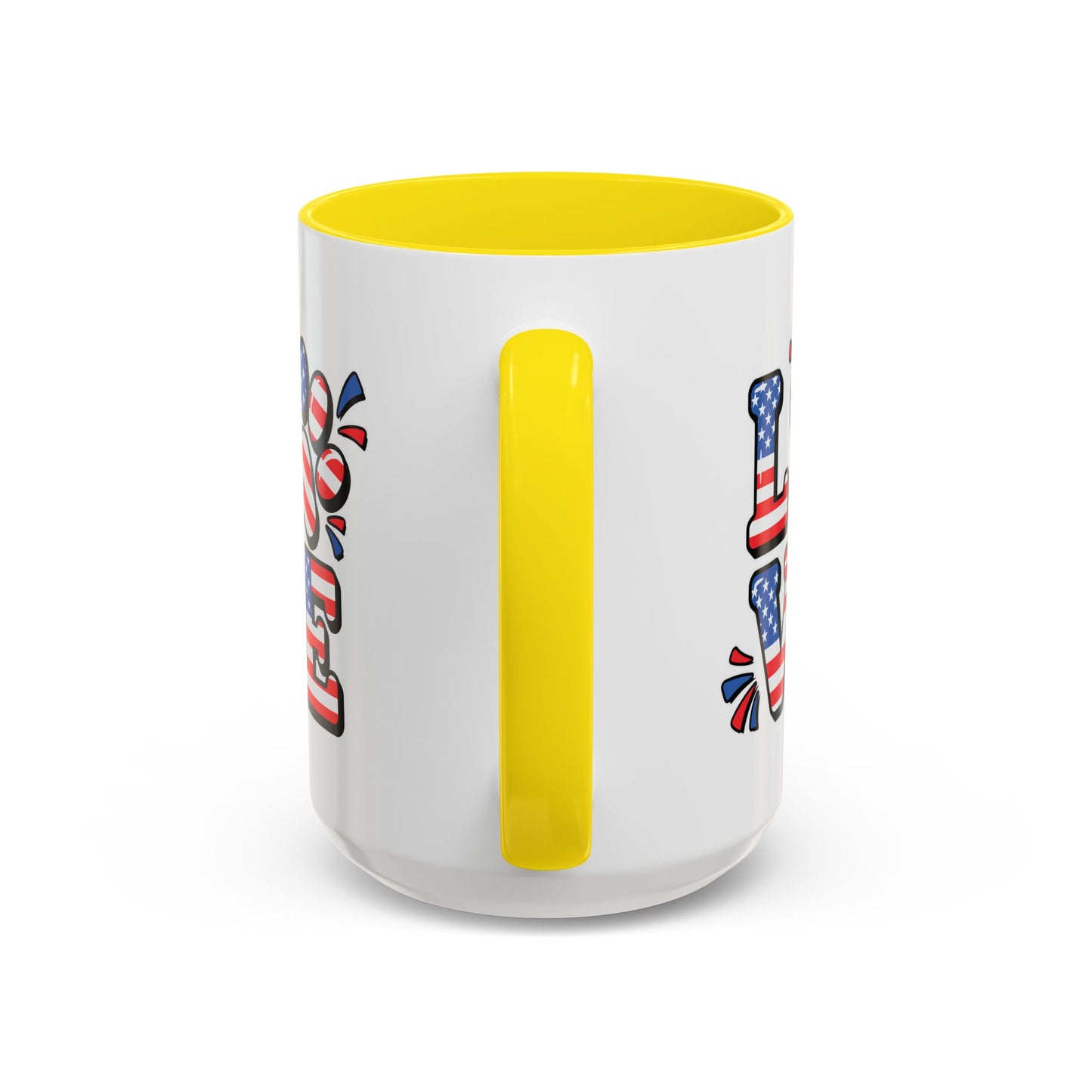 4th of July Mug - Animal Love USA Flag
