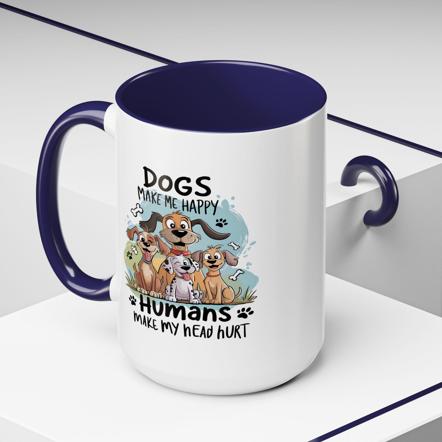 Animal Mug - Dogs Make Me Happy