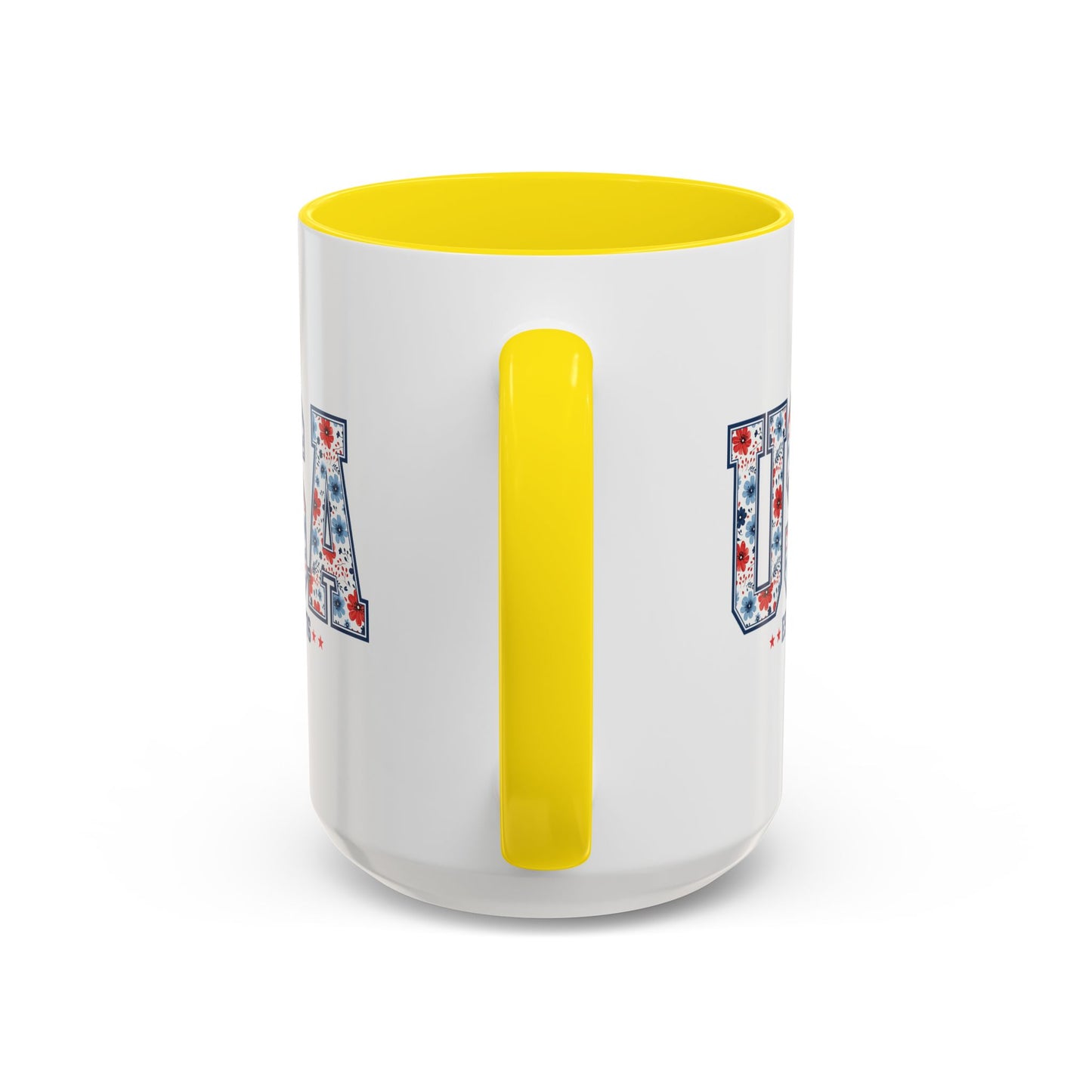 4th of July Mug - USA EST 1776 Floral