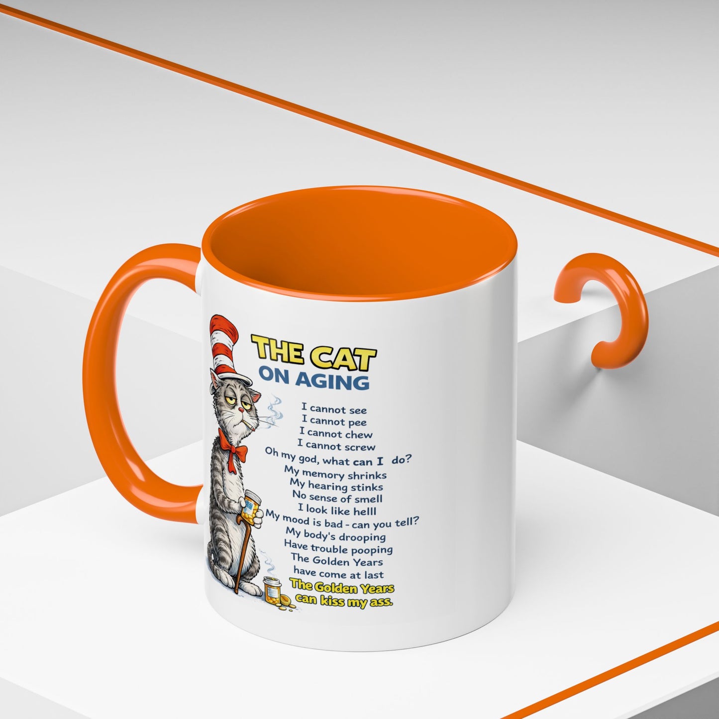 Humor Mug - The Cat Of Aging