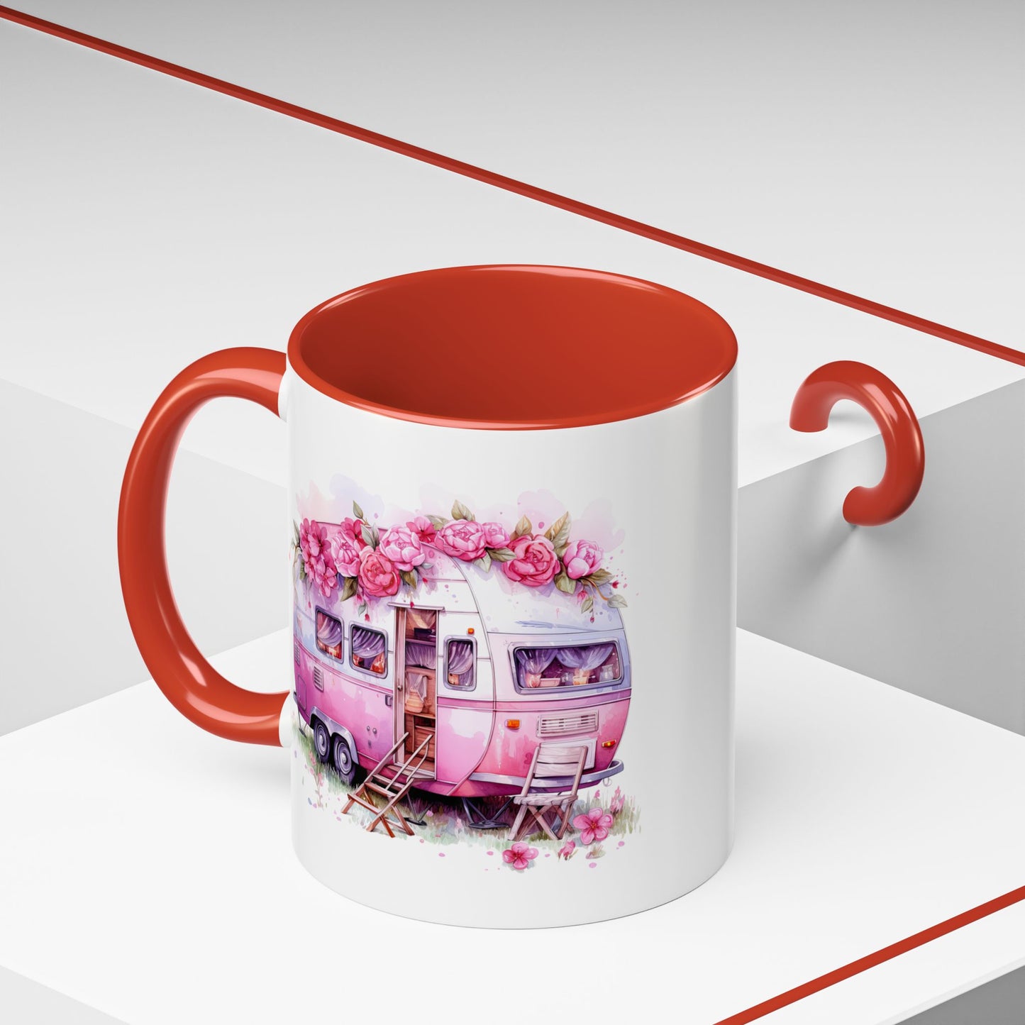 Adventure Mug - Pink Camper