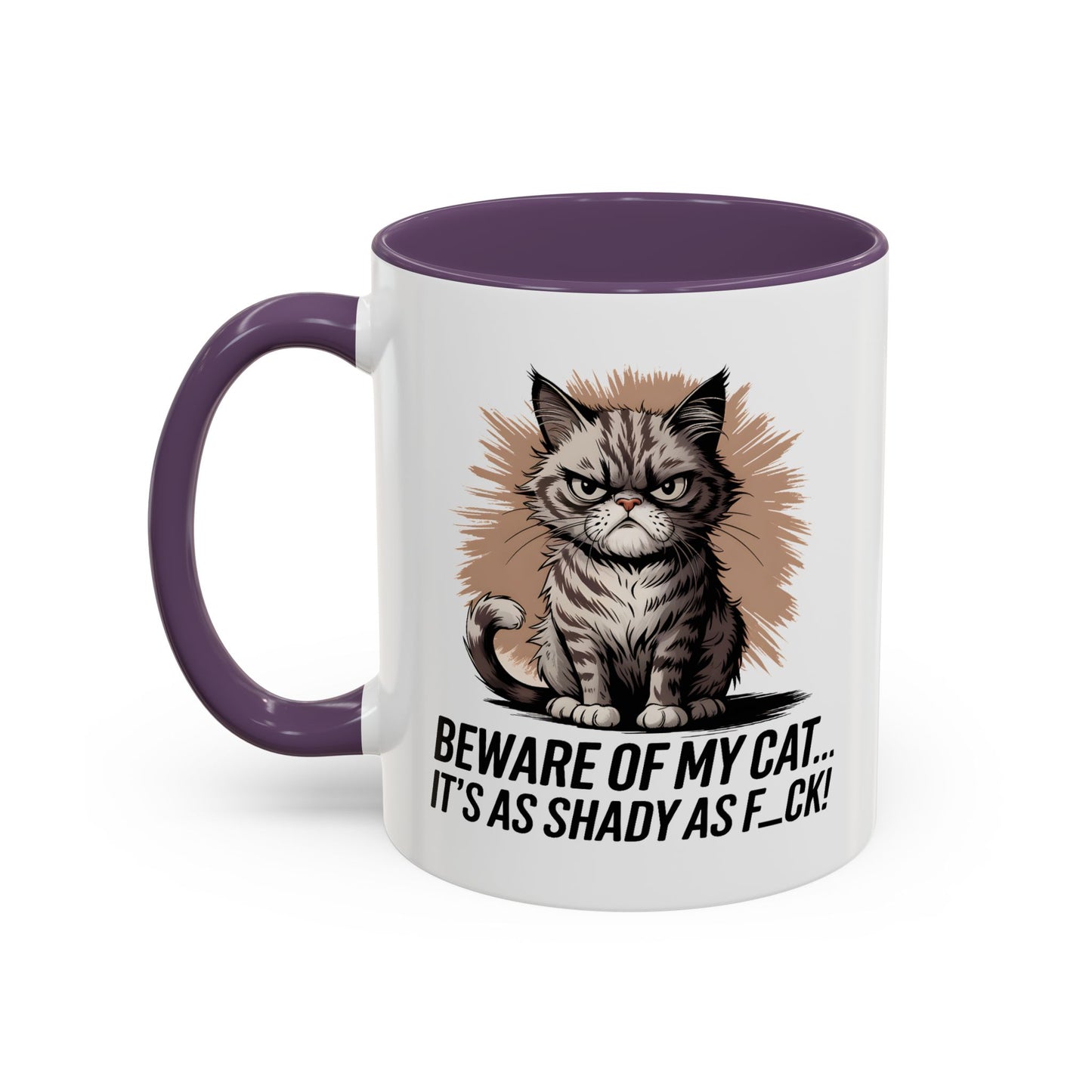 Humor Mug - Beware of My Cat