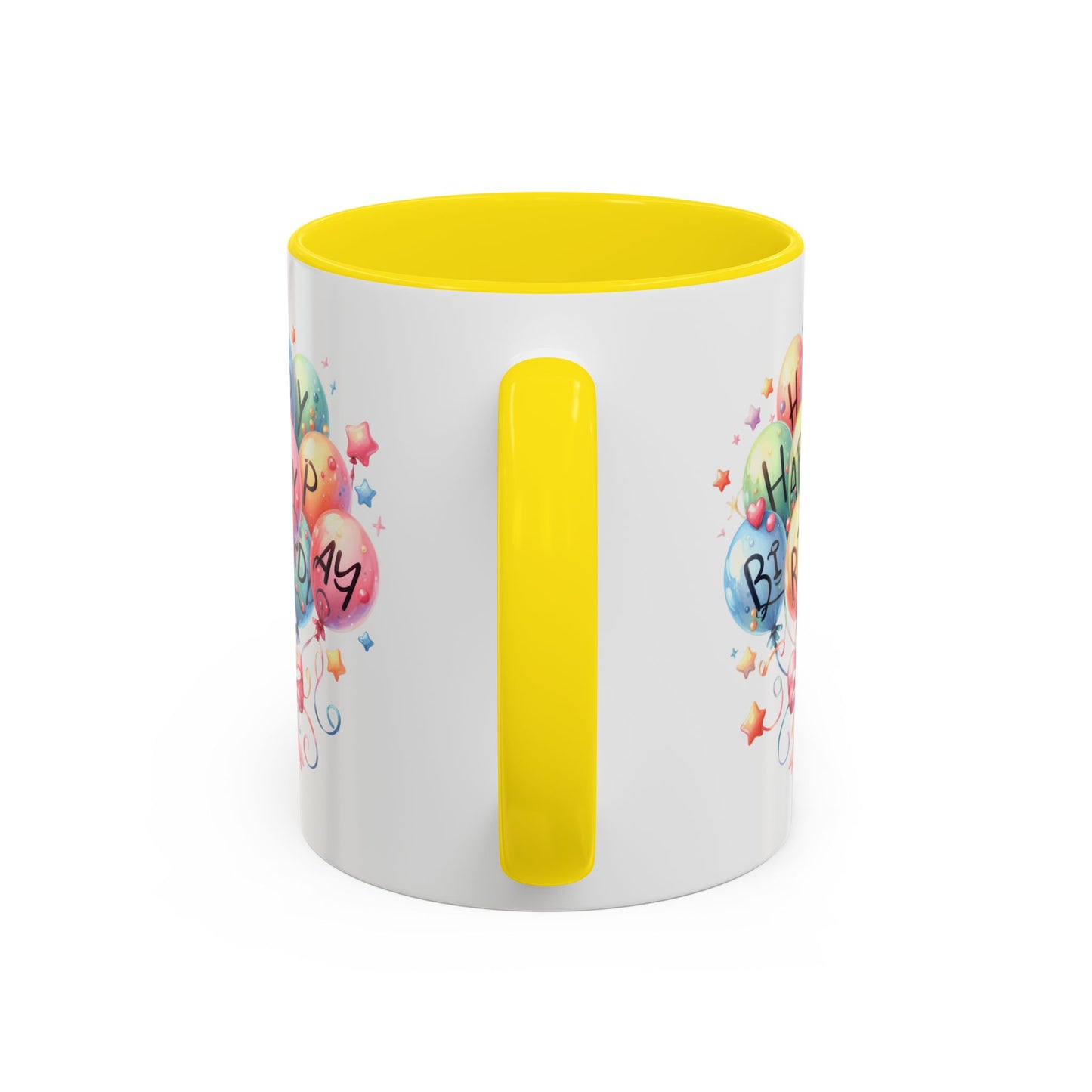 Birthday Mug - Happy Birthday Balloons