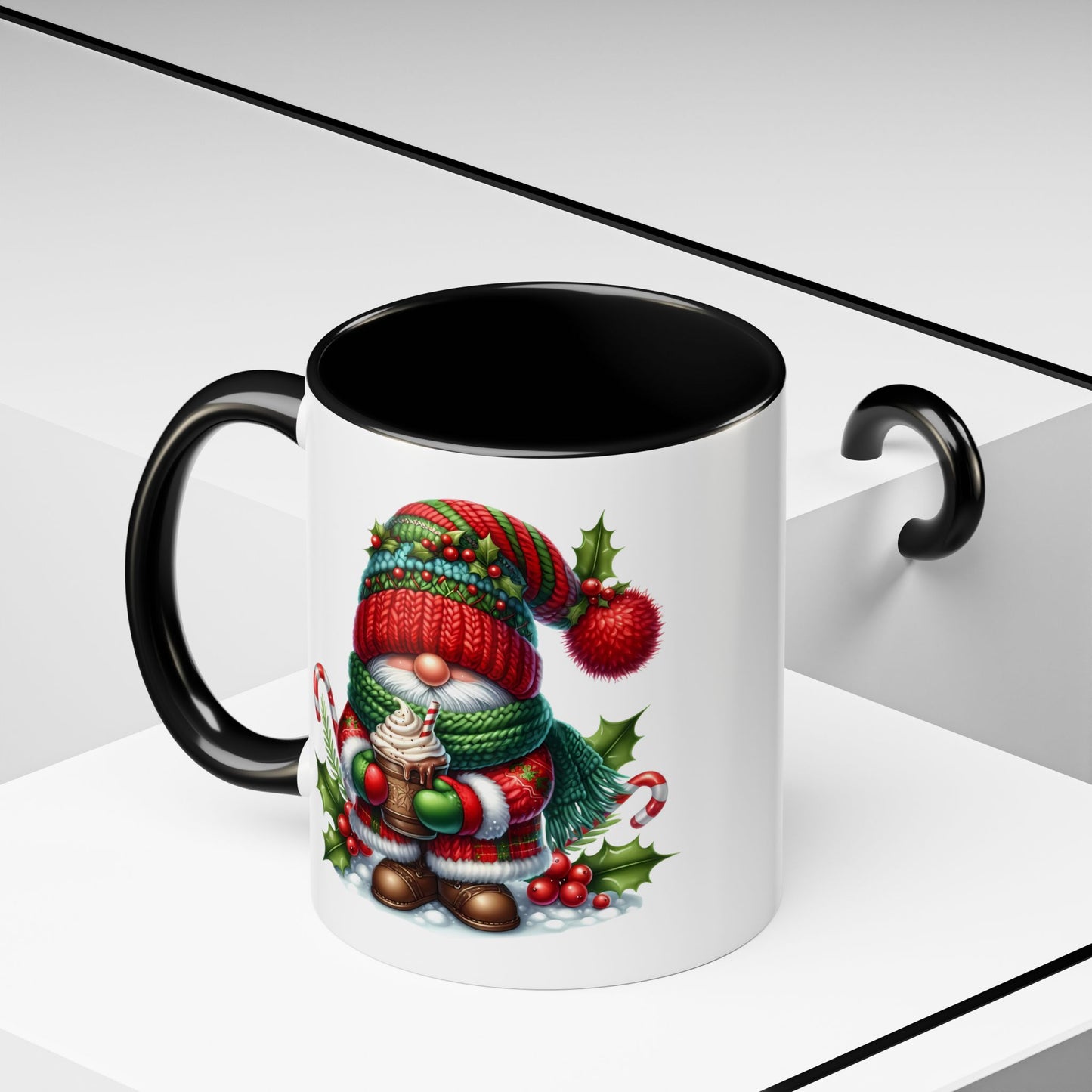 Christmas Mug - Gnome and Hot Chocolate