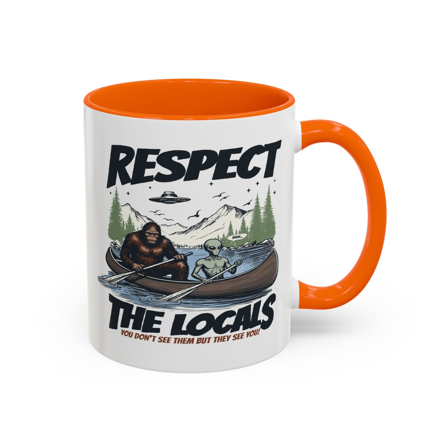 Alien Mug - Respect The Locals