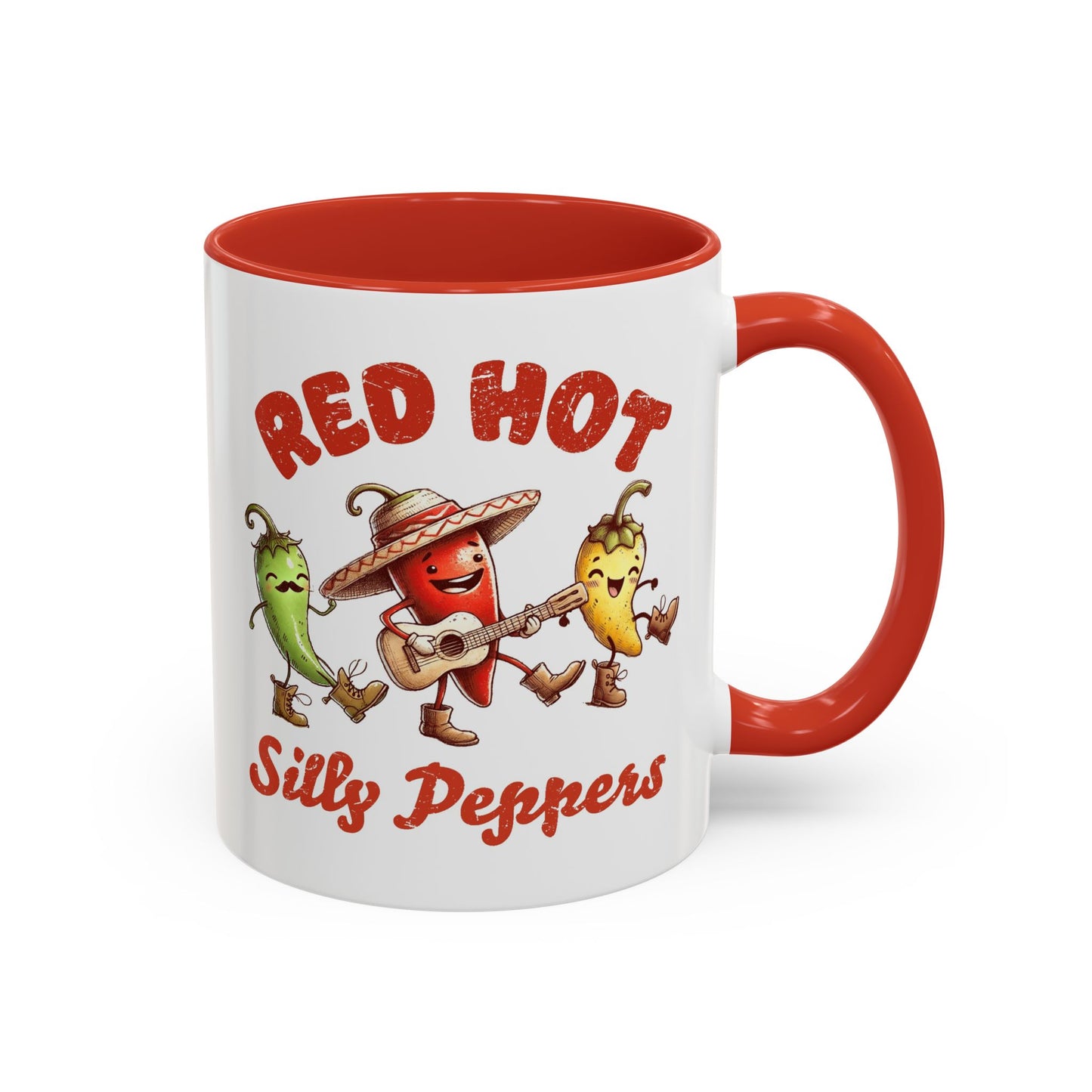 Humor Mug - Red Hot Silly Peppers