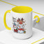 Christmas Mug - Merry Xmas Santa Snowman Reindeer