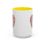 Mother's Day Mug - Love You Mom Retro Heart