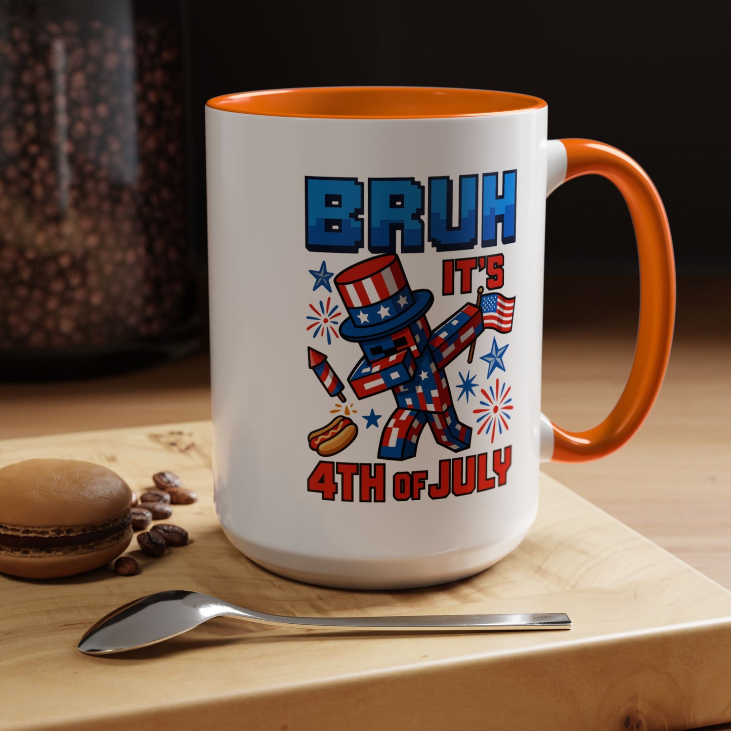 4th of July Mug - Bruh It's 4th of July