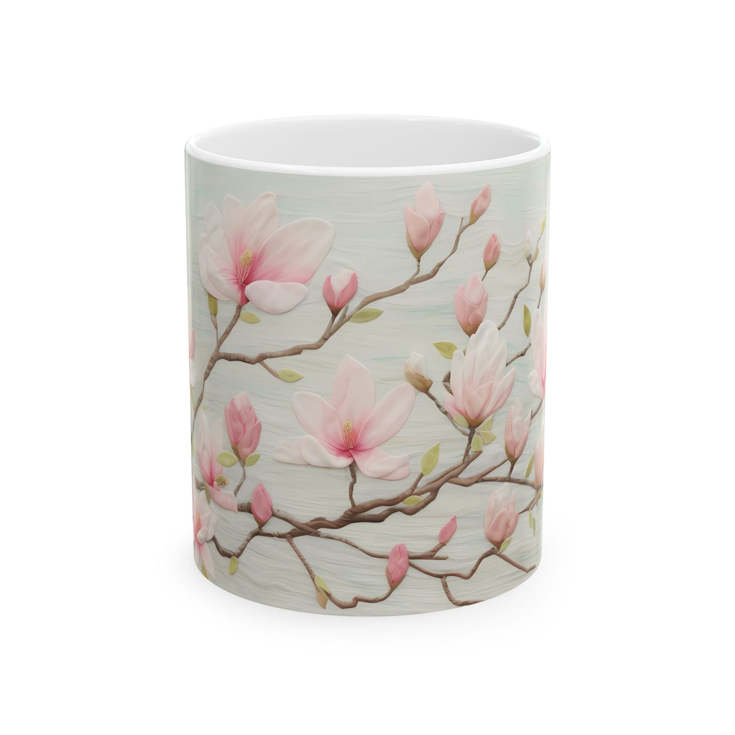 Artistic Mug - Felted Flowers