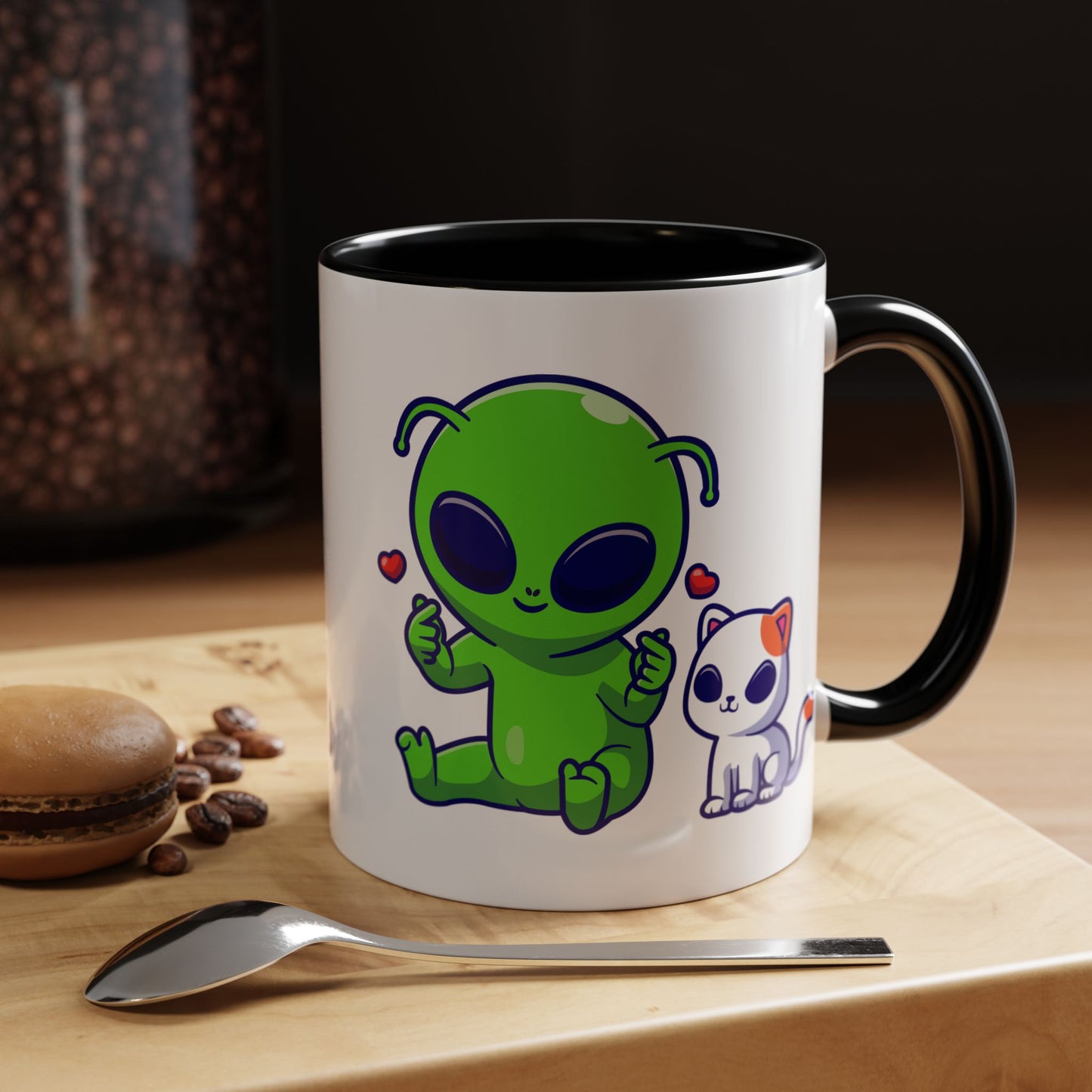 Alien Mug - Cute Alien Cat