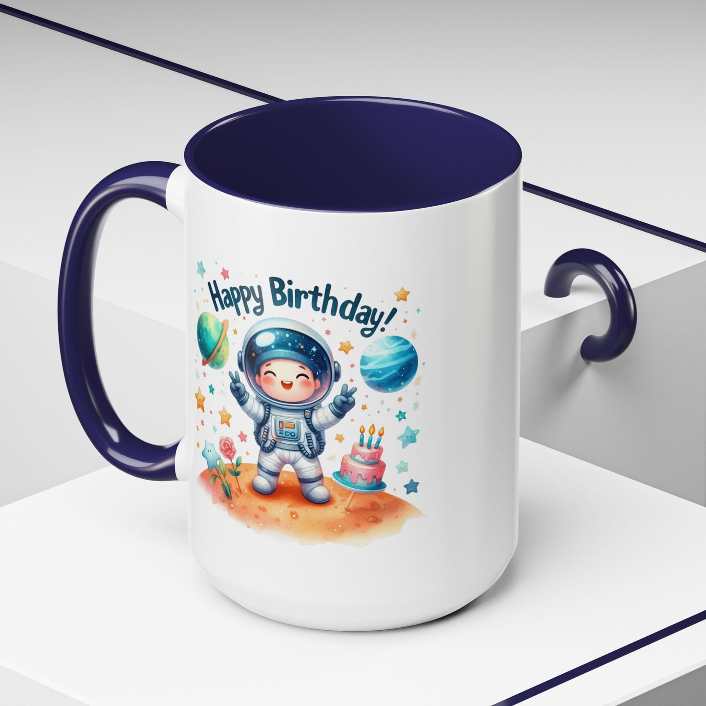 Birthday Mug - Happy Birthday Astronaut