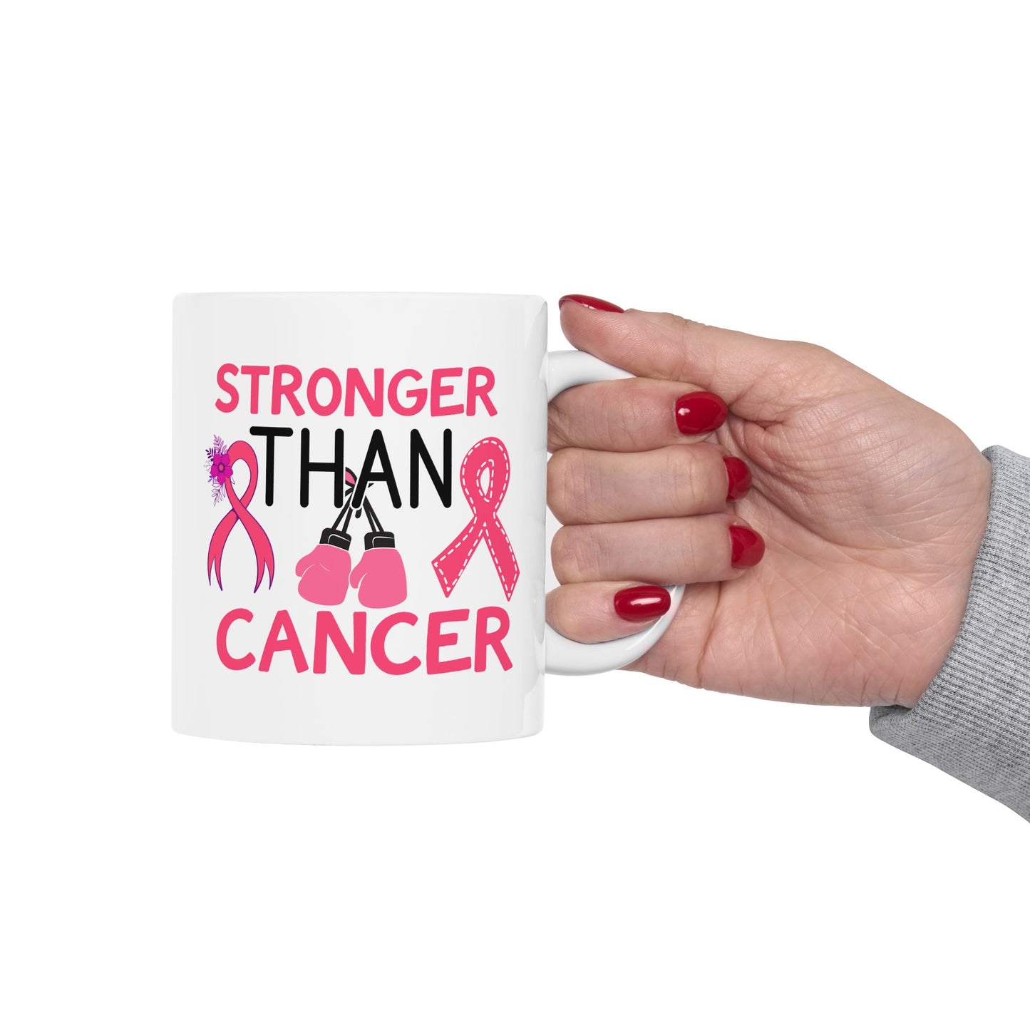 Support Mug - Stronger Than Cancer
