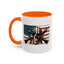 4th of July Mug - Skull Guns Flag