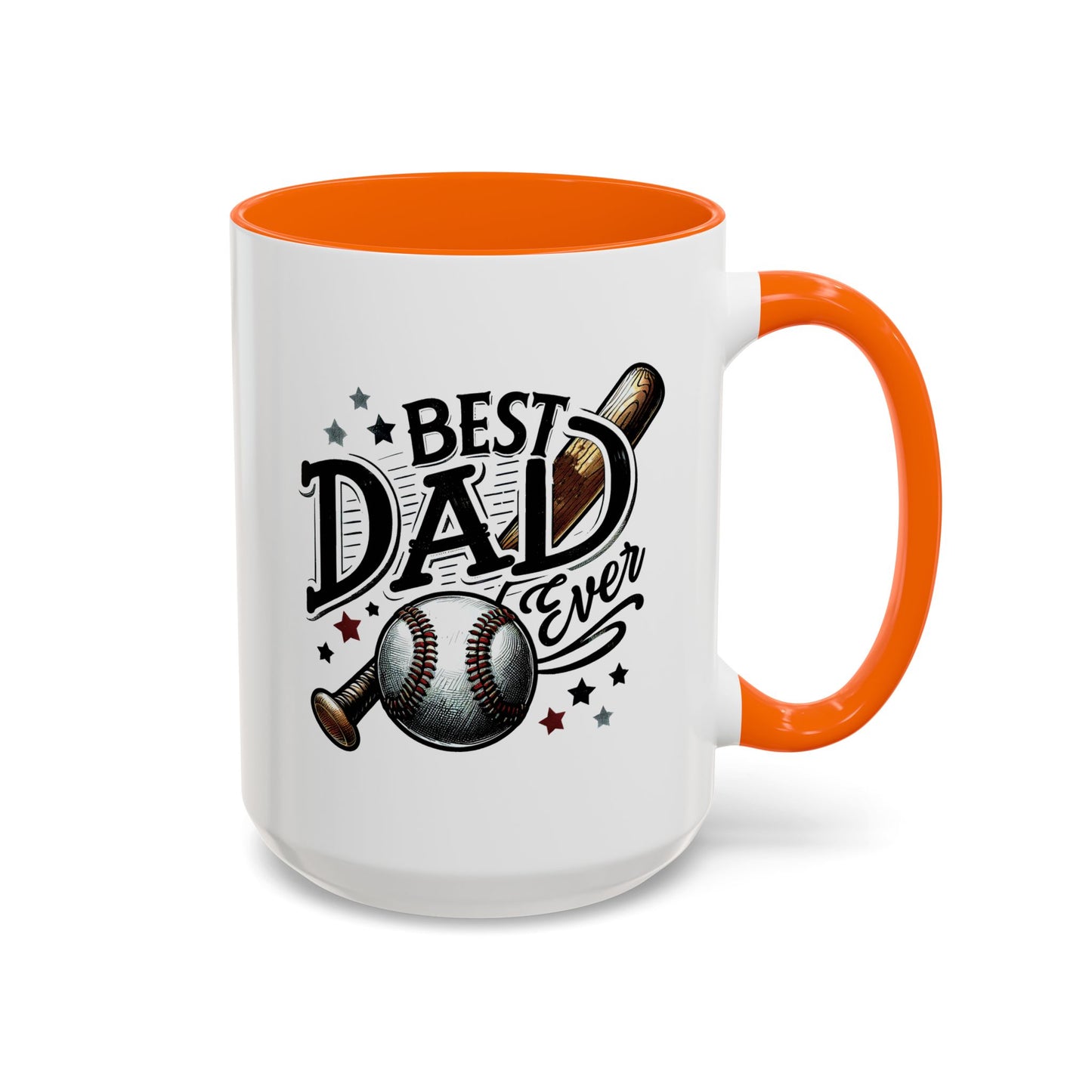 Father's Day Mug - Best Dad Ever Baseball