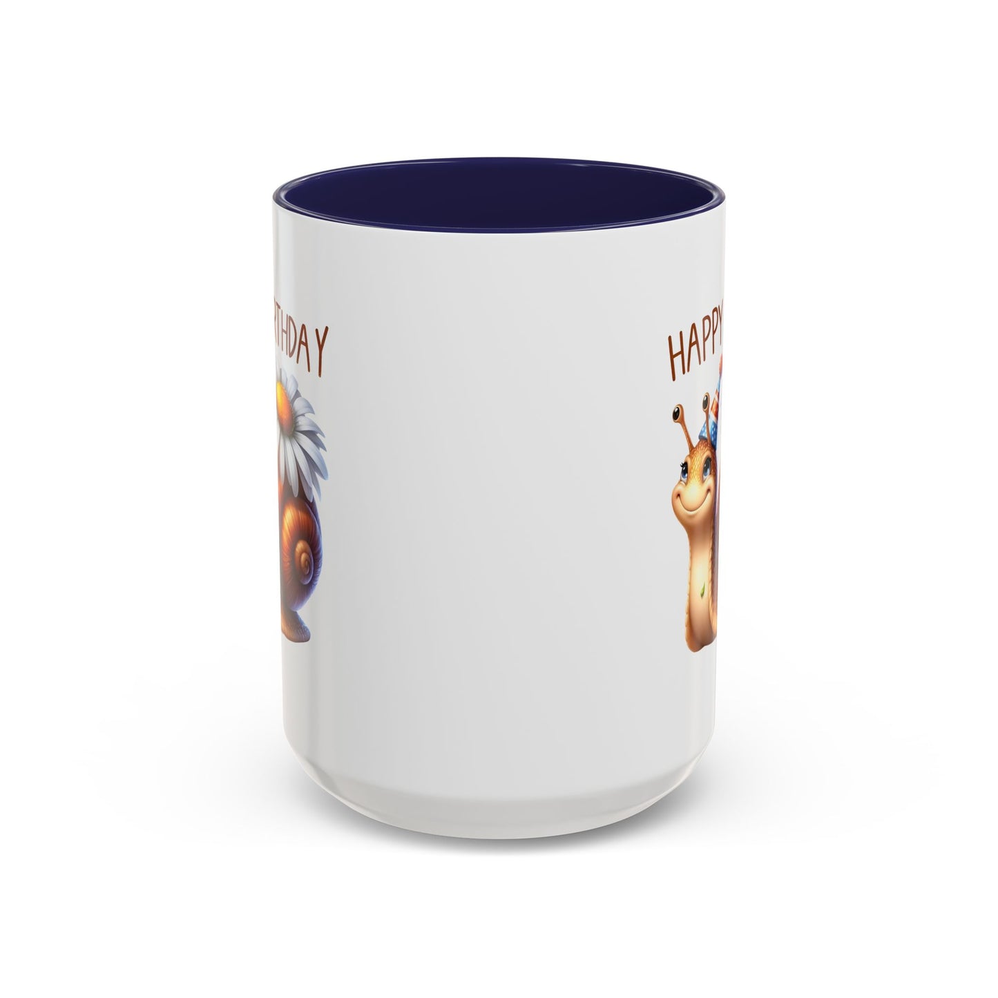 Birthday Mug - Snail Flower