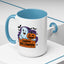 Halloween Mug - Winking Ghost With Pumpkin