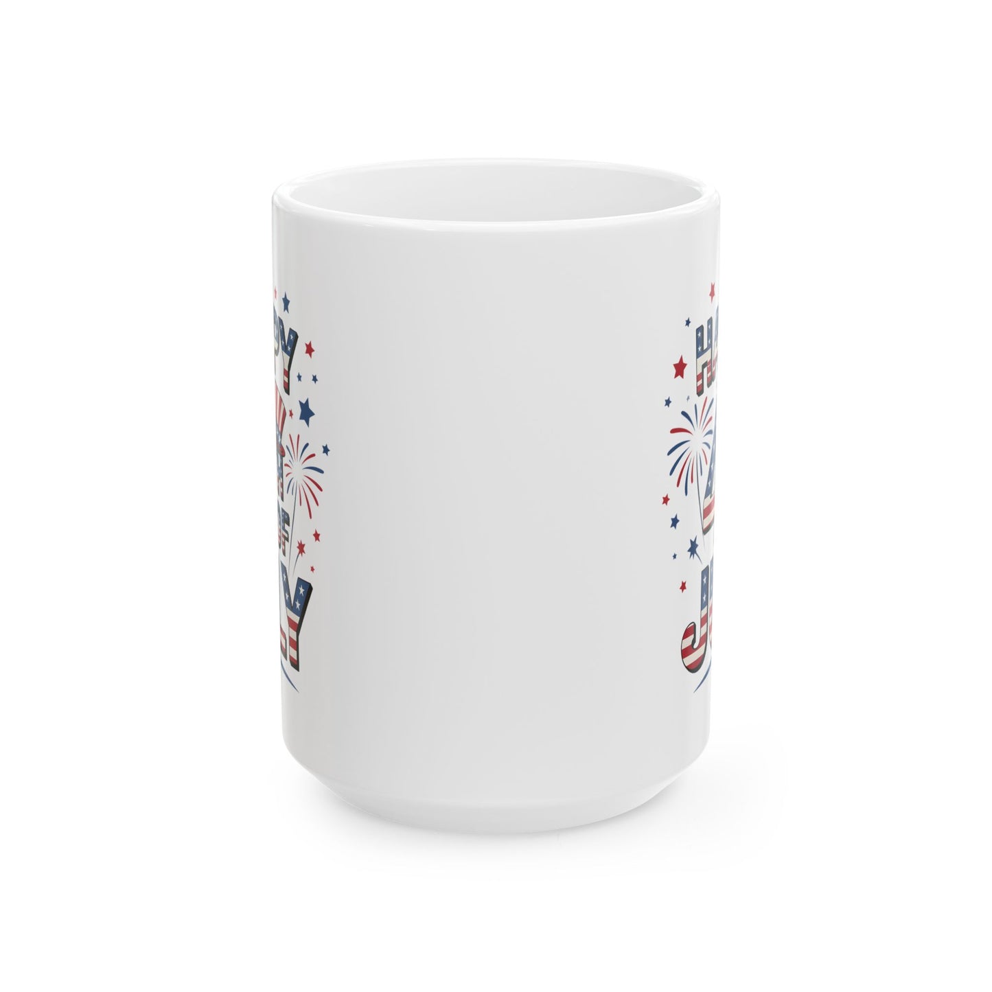 4th of July Mug - Happy 4th of July American Flag