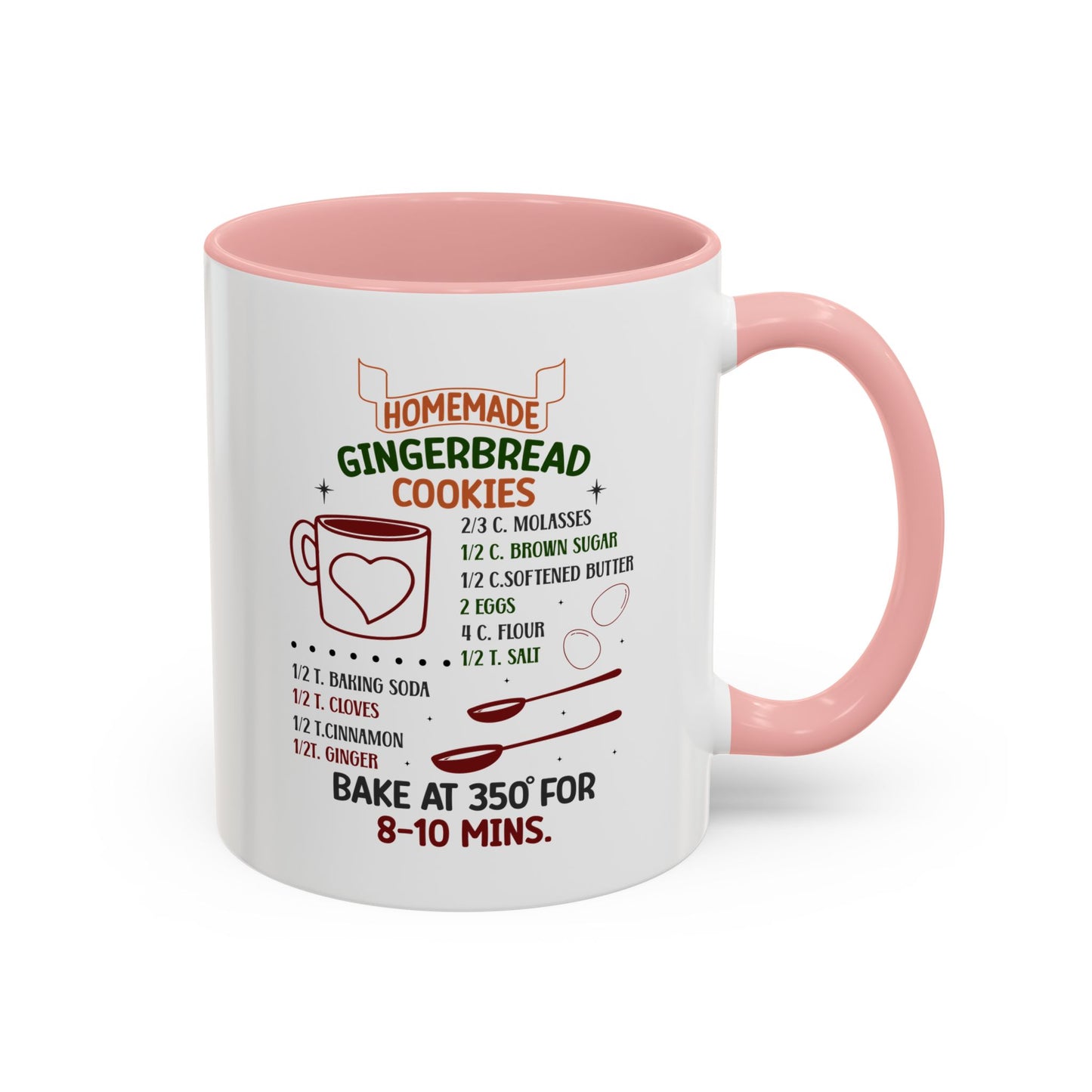 Christmas Mug - Homemade Gingerbread Cookies Recipe