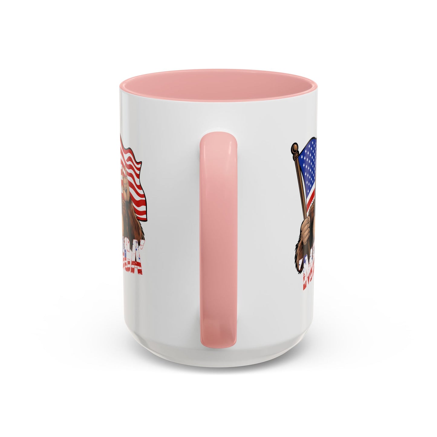 4th of July Mug - Bigfoot USA Flag
