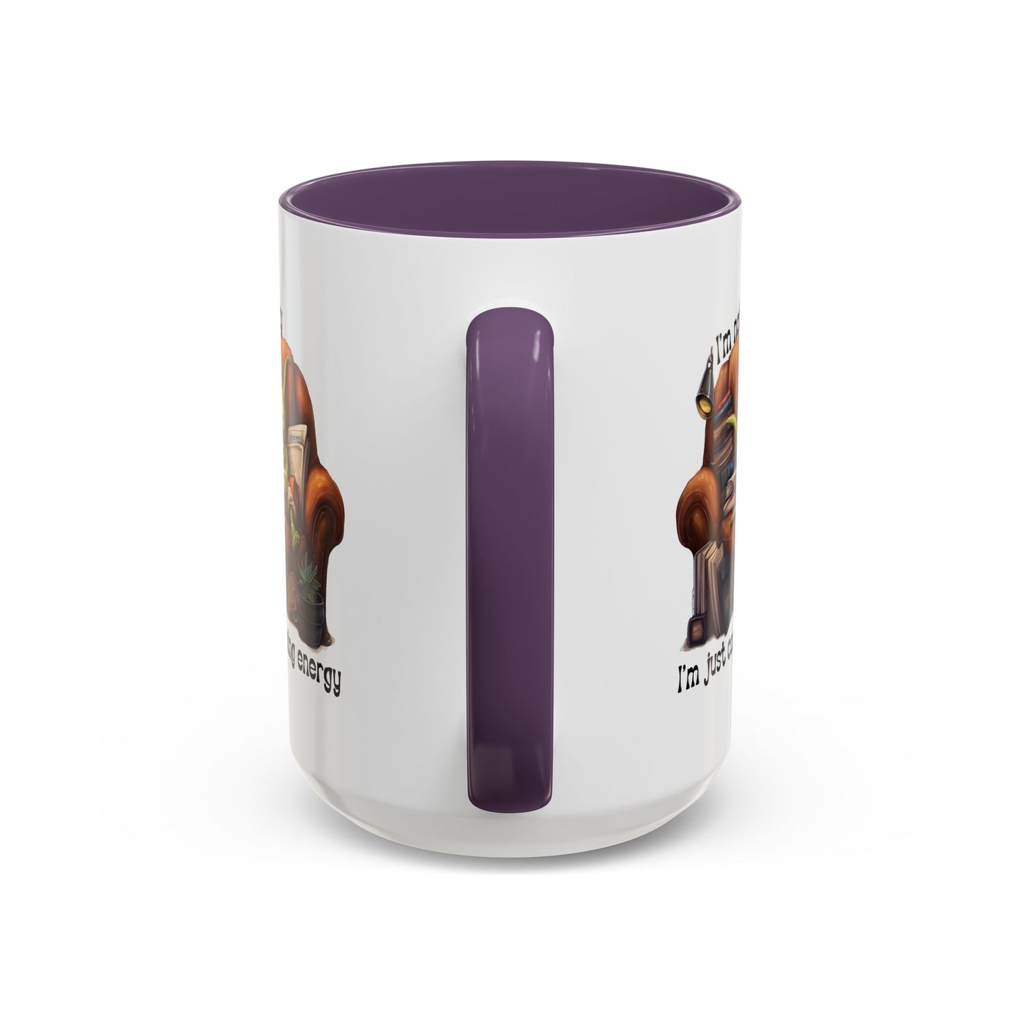 Humor mug - I'm Not Lazy I'm Just Conserving Energy Alien