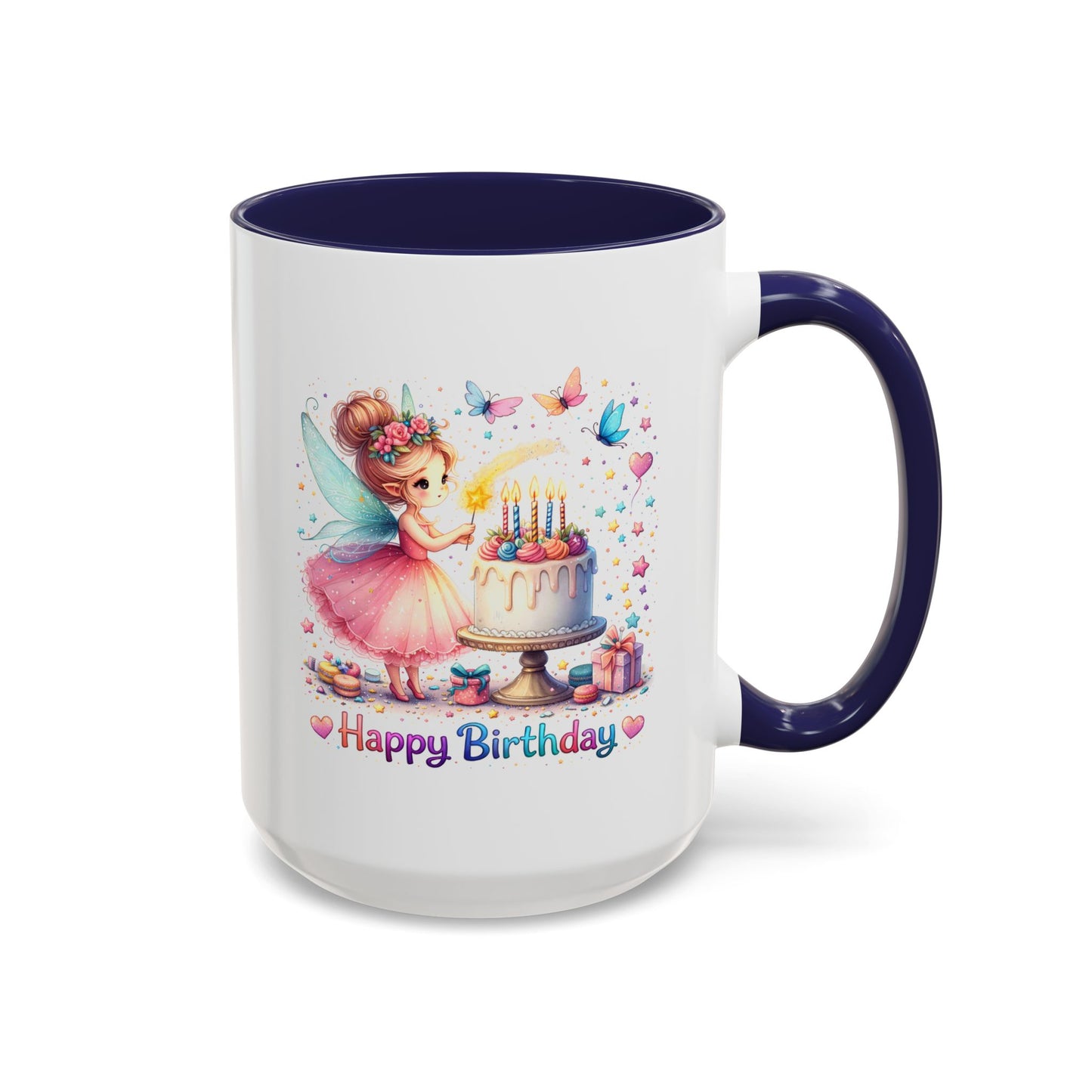 Birthday Mug - Fairy Butterflies