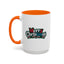 Christmas Mug - Merry Christmas White Red & Blue Text