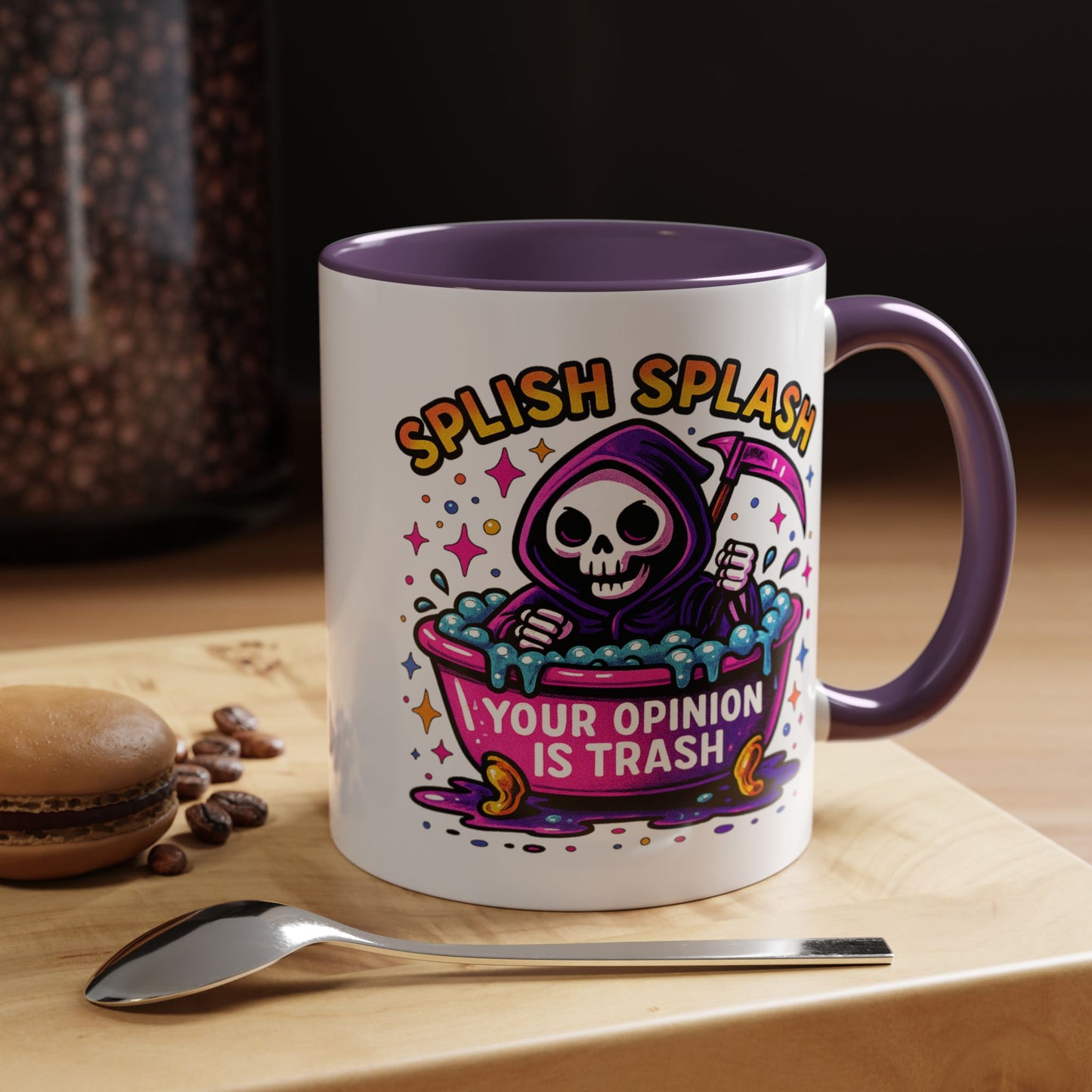 Humor Mug - Splish Splash Your Opinion is Trash