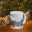 Christmas Mug - Snowy Landscape Train Wrap 4