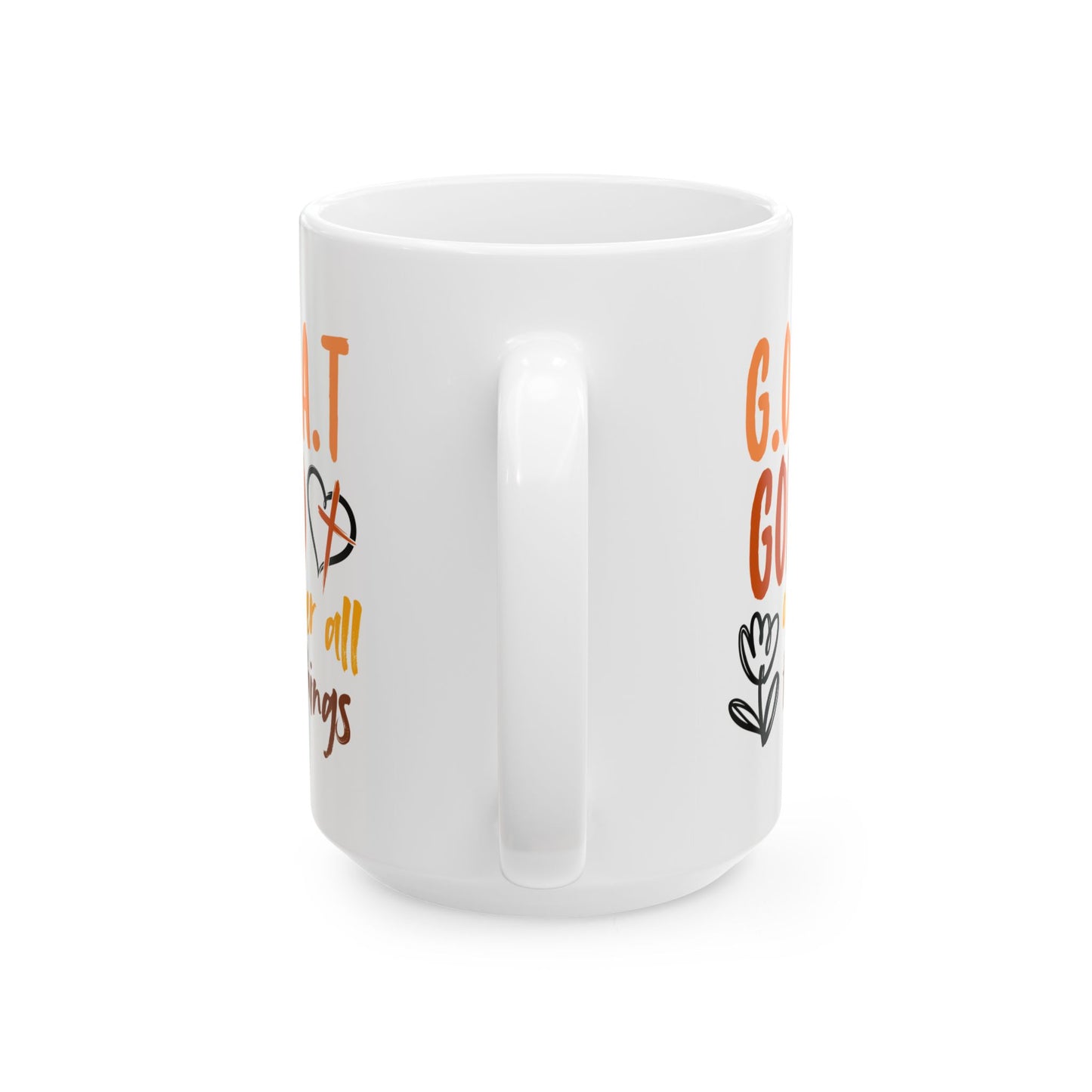 Religious Mug - God Over All Things