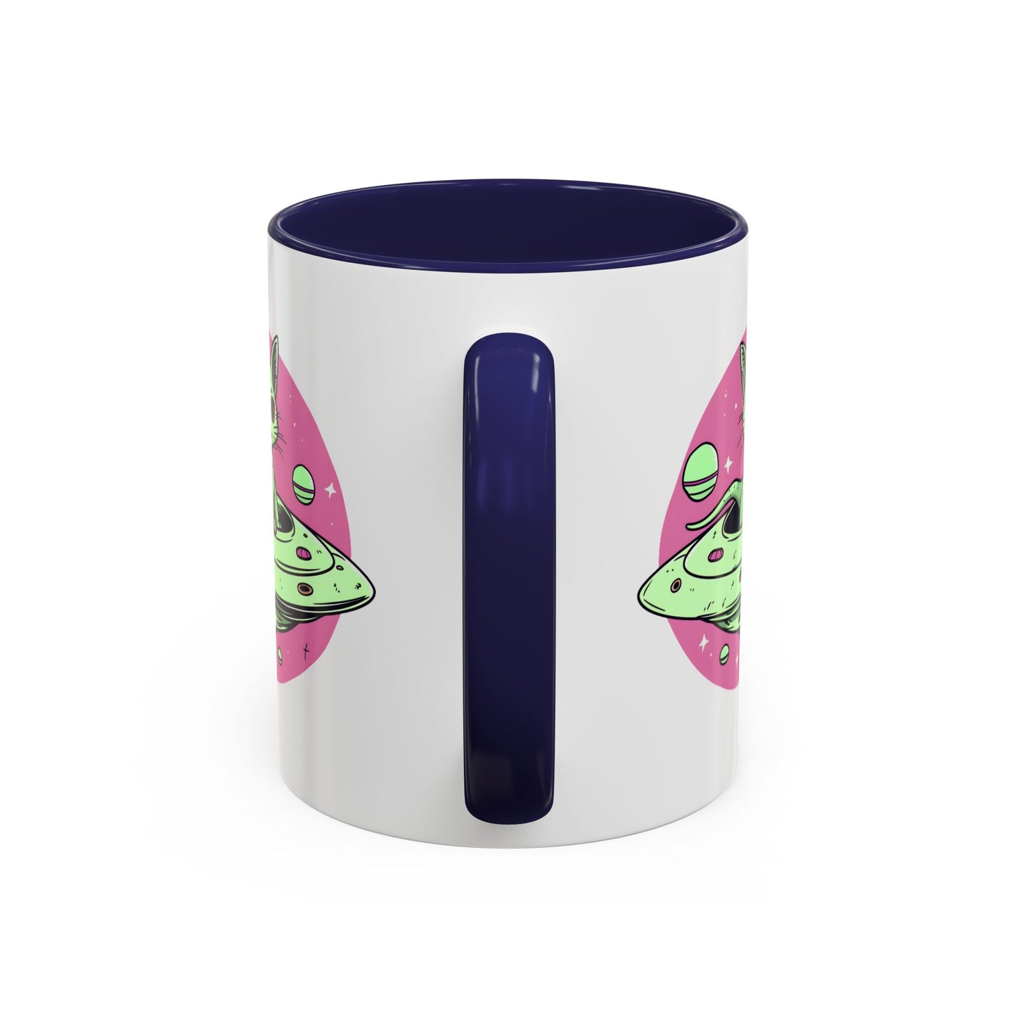 Alien Mug - Flying Saucer Cat