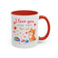 Anniversary Mug - I Love You More Than The Cat