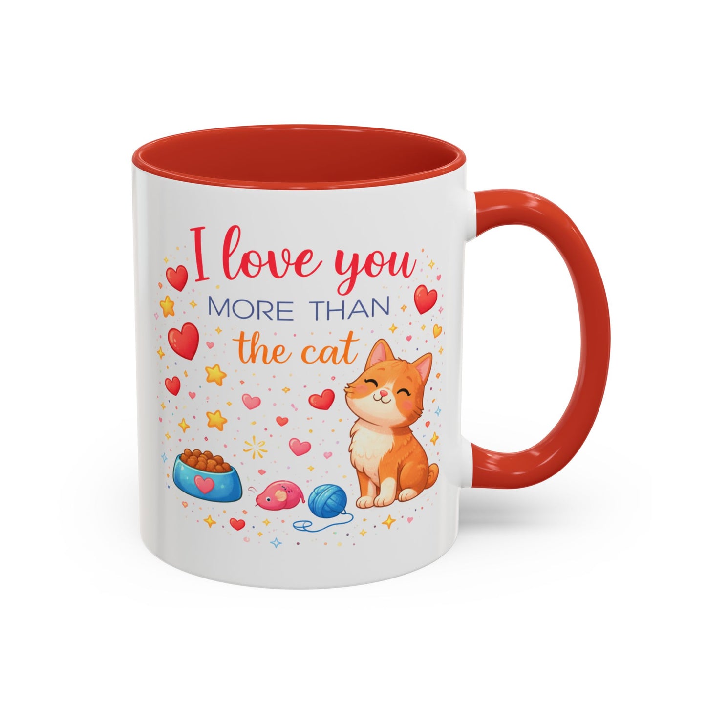 Anniversary Mug - I Love You More Than The Cat