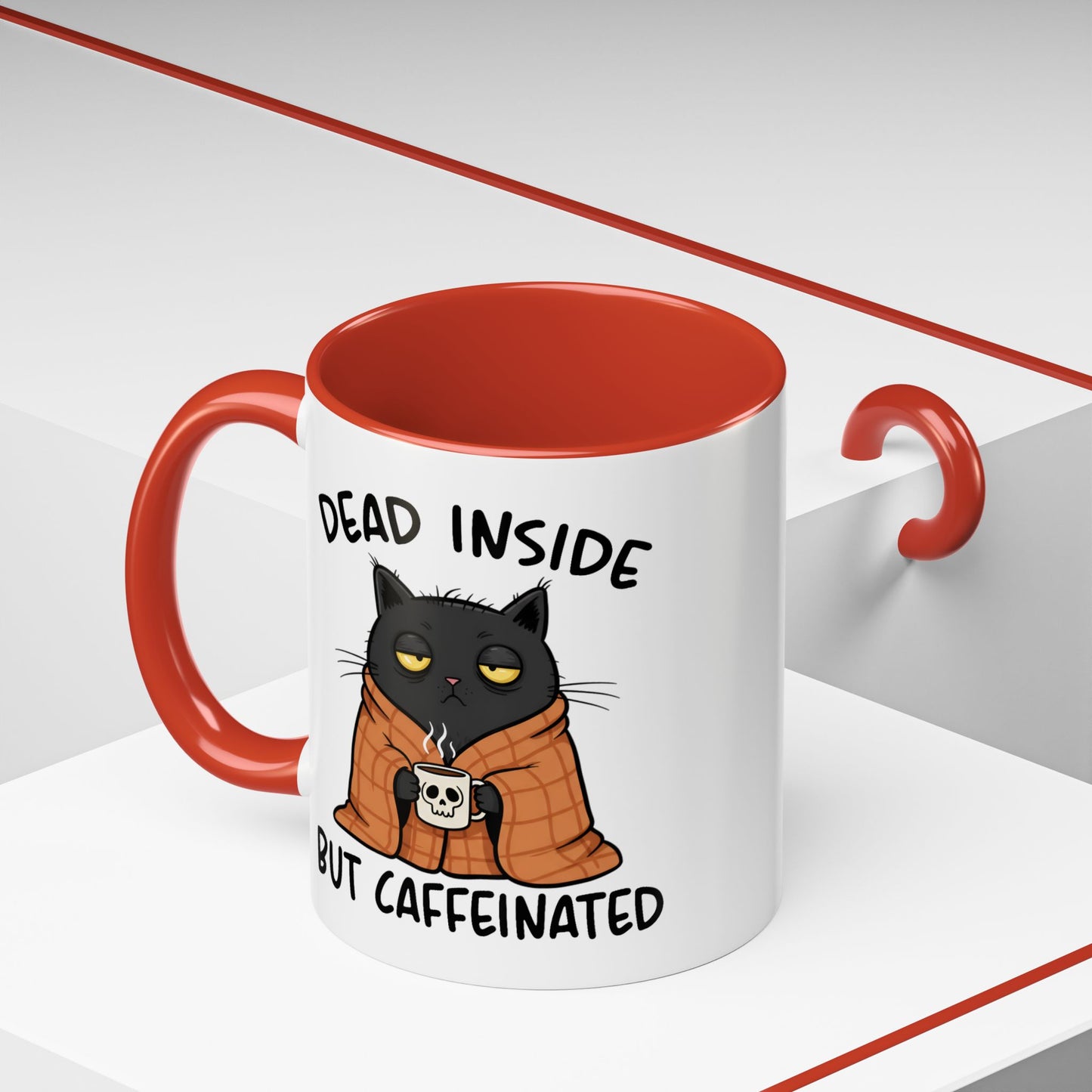 Animal Mug - Dead Inside But Caffeinated