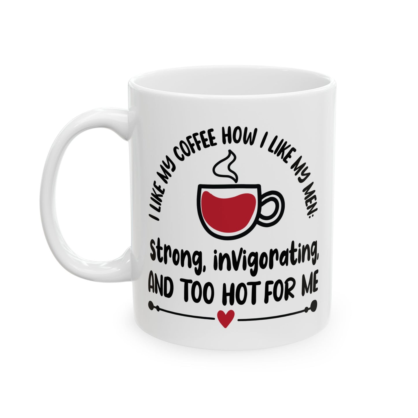 Humor Mug - I Like My Coffee How I Like My Men
