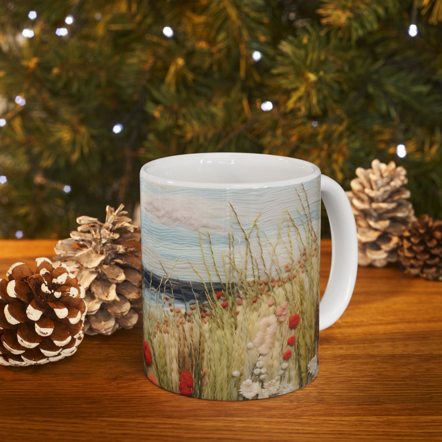 Artistic Mug - Felted Lighthouse 6