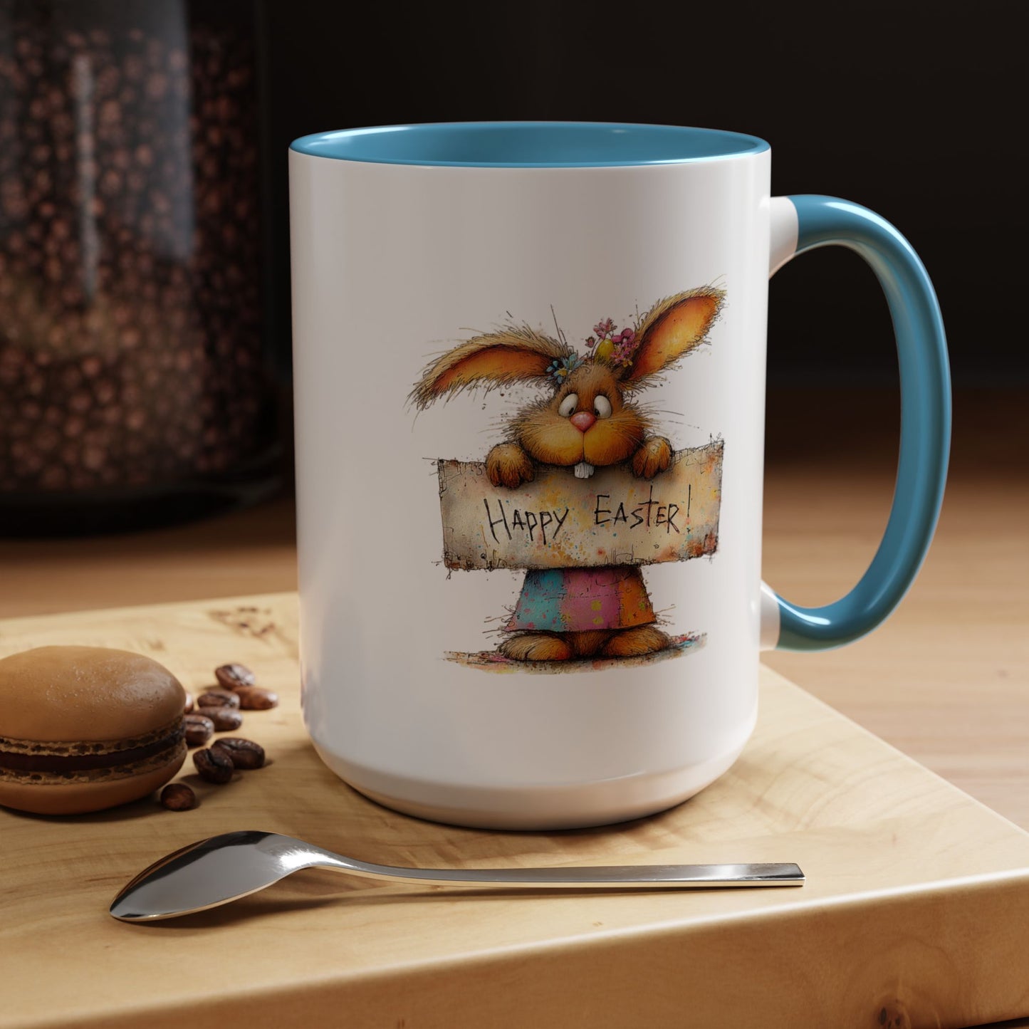 Easter Mug - Happy Easter Bunny Sign
