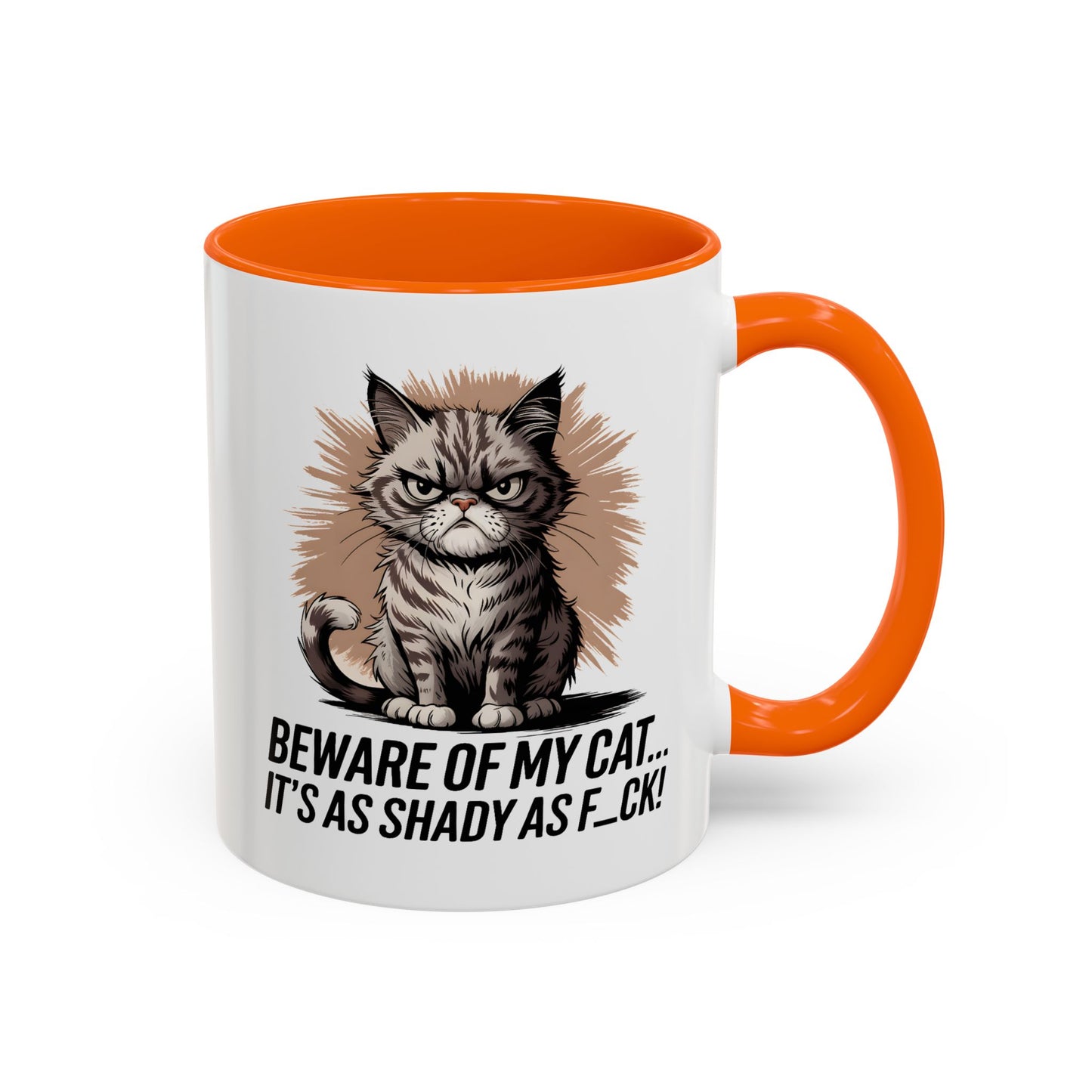 Humor Mug - Beware of My Cat